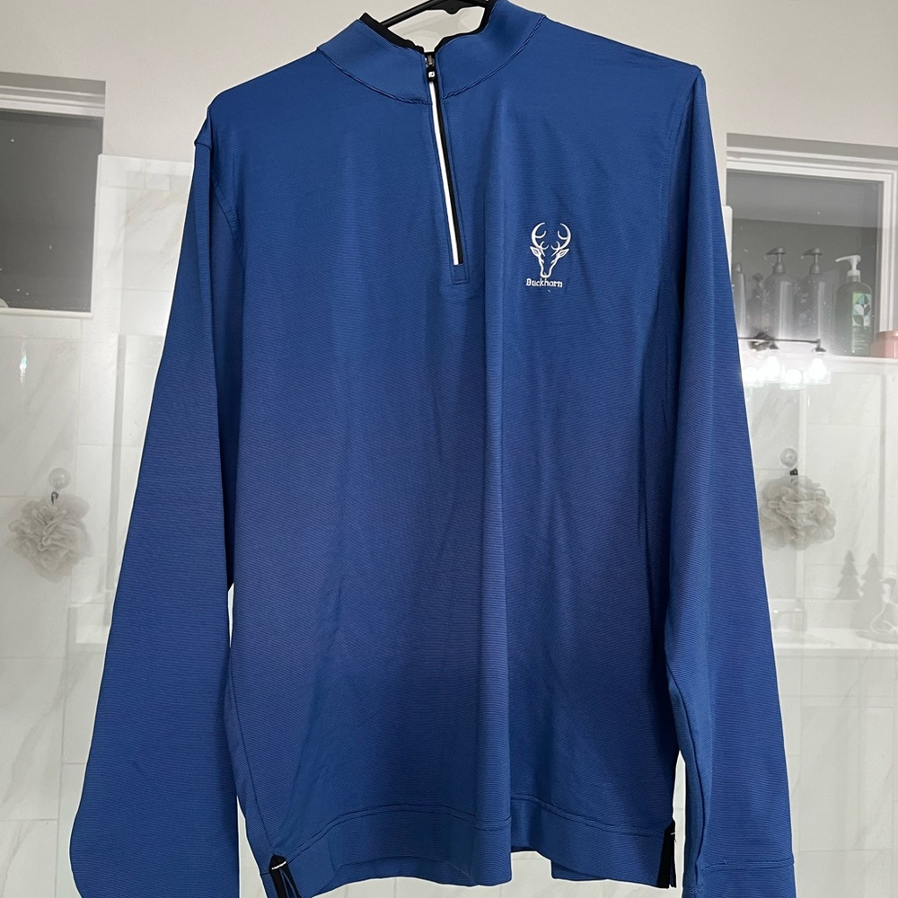 Footjoy Quarter Zip with Buckhorn Springs logo
